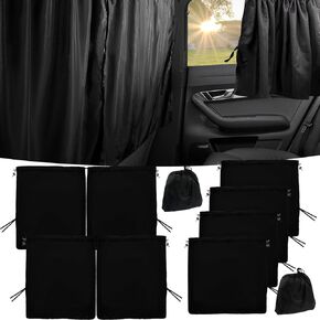 Car Privacy Curtain Universal Car Divider Curtain Between Rear Seat Auto Blackout Curtains Cars Sun Shades Side Window Shades Kit for Travel Camping Nap Sleeping(A) in Saudi Arabia