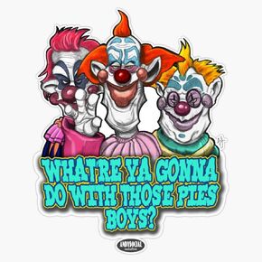 Magnet Killer Klowns Magnetic Vinyl Sticker 5" in Kuwait