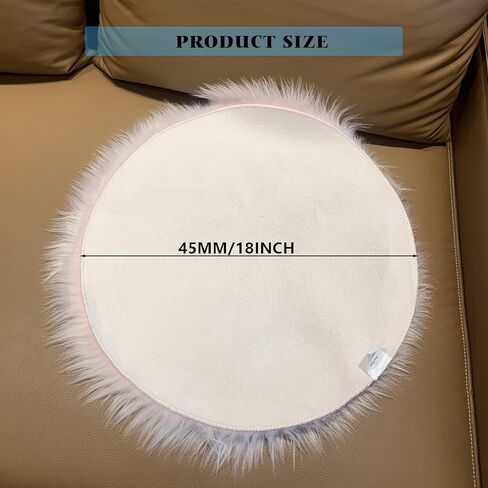 Faux Fur Placemats White Fur Table Runner Small Luxury Shaggy Sheepskin Table Linen Wedding Decor Designer Accessories Set of 2 (White, 18 x 12 inches) in Saudi Arabia