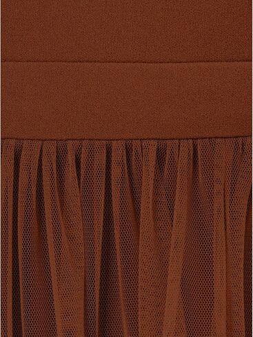 Adrianna Papell Women's Knit and Mesh Midi Dress in Saudi Arabia