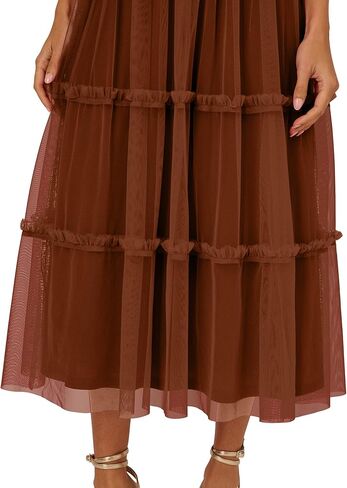 Adrianna Papell Women's Knit and Mesh Midi Dress in Saudi Arabia