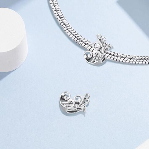 1Pc Fashionable 26 Letters Charm Bead Fit for Women DIY Jewelry Making And Daily Outfit Matching Jewelry Decoration For Women Gift For Mom in Saudi Arabia