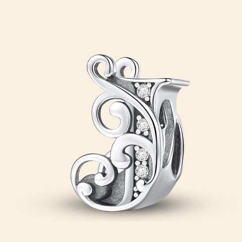 1Pc Fashionable 26 Letters Charm Bead Fit for Women DIY Jewelry Making And Daily Outfit Matching Jewelry Decoration For Women Gift For Mom in Saudi Arabia