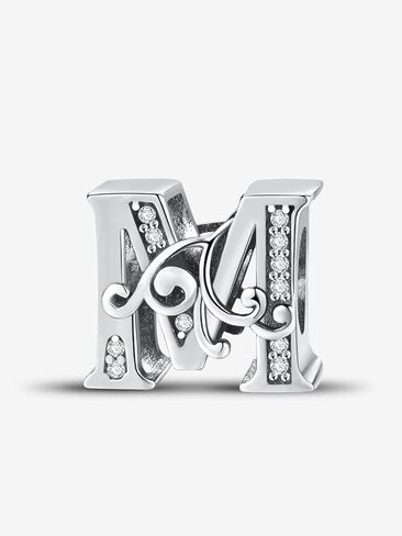 1Pc Fashionable 26 Letters Charm Bead Fit for Women DIY Jewelry Making And Daily Outfit Matching Jewelry Decoration For Women Gift For Mom in Saudi Arabia