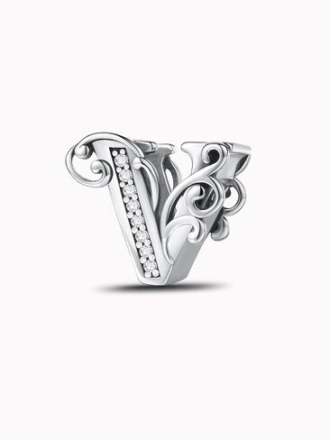1Pc Fashionable 26 Letters Charm Bead Fit for Women DIY Jewelry Making And Daily Outfit Matching Jewelry Decoration For Women Gift For Mom in Saudi Arabia