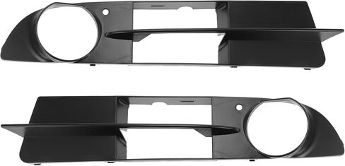 No.51117049243/51117049244 شبكة مصابيح الضباب لسيارات BMW E60 E61 2004-2007 الجبهة اليسرى اليمنى الجبهة السفلى الوفير الضباب غطاء خفيف إدراج ABS 1 زوج أسود in Kuwait