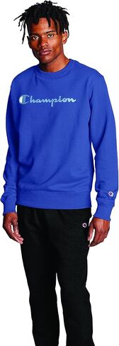 Champion Men's Powerblend Fleece Crew, Script in Saudi Arabia