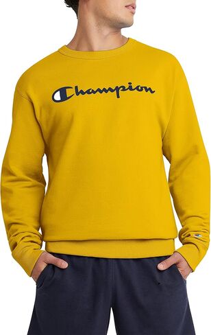 Champion Men's Powerblend Fleece Crew, Script in Saudi Arabia