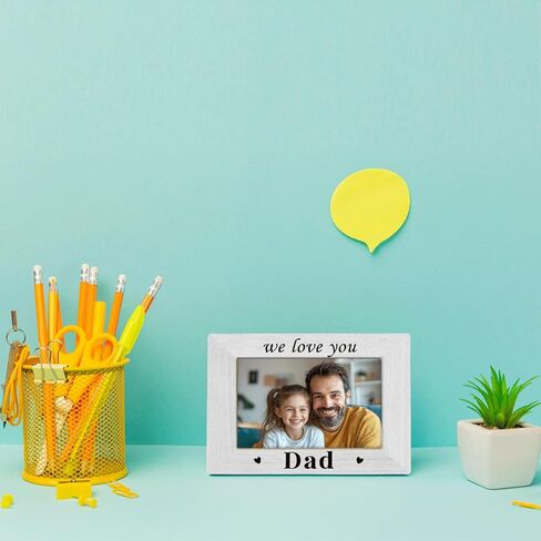 Grandpa Gift, Father's Day Gift for Grandpa, Grandpa Birthday Christmas Thanksgiving Gift, Photo Gifts Wooden Picture Frame, We Love You Grandpa Photo Frame Decor, To Assemble 4*6 Inches Photo in Kuwait
