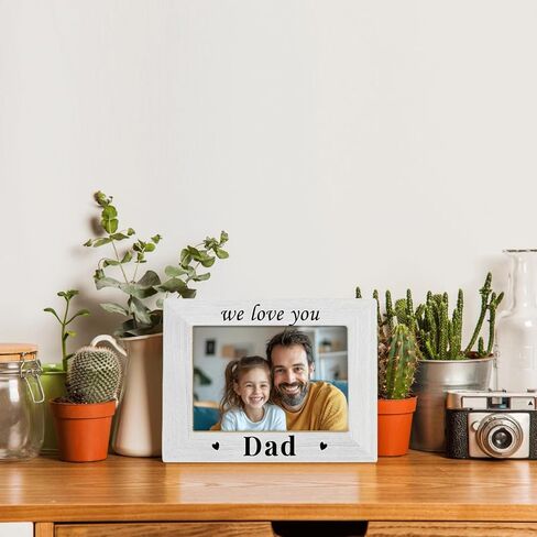 Grandpa Gift, Father's Day Gift for Grandpa, Grandpa Birthday Christmas Thanksgiving Gift, Photo Gifts Wooden Picture Frame, We Love You Grandpa Photo Frame Decor, To Assemble 4*6 Inches Photo in Kuwait