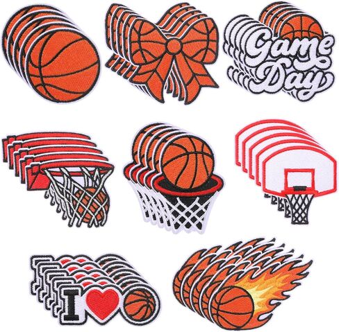 Liitrsh 40 Pcs Baseball Iron on Patches Sports Patches Sew on Embroidered Applique for Hat Clothing Holes Backpack DIY Craft in Saudi Arabia