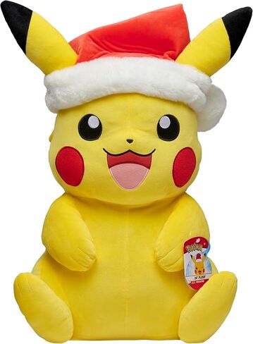 Pokémon Pikachu Holiday Plush - 24-Inch Super Soft Plush with Holiday Hat in Saudi Arabia