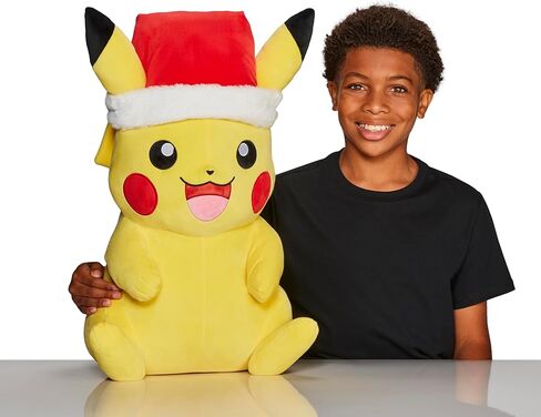 Pokémon Pikachu Holiday Plush - 24-Inch Super Soft Plush with Holiday Hat in Saudi Arabia
