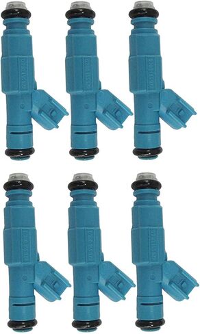 Upgraded Set of 6 Fuel Injectors for 02-03 Jeep Liberty Dodge Ram 1500 3.7L 0280155972 in Saudi Arabia