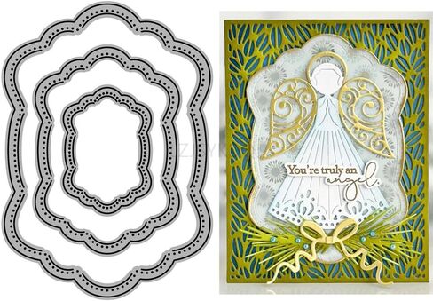 Tags Die Cuts for Card Making, Lace Metal Cutting Dies for Paper Scrapbooking, DIY Stencils for Album Party Wedding Festivals Decoration in Saudi Arabia