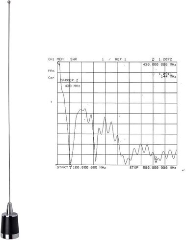 HYS TCJ-N1 ثنائي النطاق NMO 144Mhz/430Mhz جهاز إرسال واستقبال FM متنقل 2M/70 سم هوائي مع كابل محوري RG58 بطول 13 قدم NMO إلى UHF PL259 موصل لأجهزة الراديو المحمولة Yaesu Kenwood HYT Vertex Icom in Kuwait