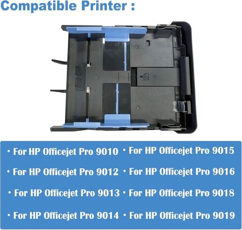 صينية إدخال ورق الطابعة QUEENPRINT متوافقة مع HP 9010 9012 9013 9014 9015 9016 9018 9019 9010E 9016E 9015E 9018E 9013E عبوة واحدة in Saudi Arabia