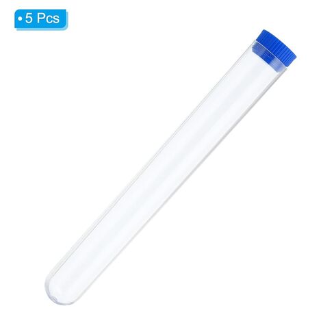 مجموعة أنابيب اختبار 70 مل من باتيكل، 25 قطعة 5.91 × 0.79 بوصة PS حاويات أنبوب اختبار سفلية شفافة مع سدادة لحفلات الخرز وحلوى حمام الملح وتخزين النباتات التجريبية العلمية، أسود in Saudi Arabia