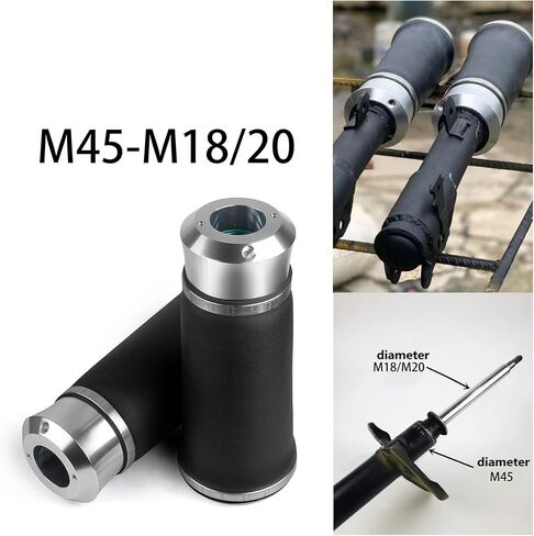 2PCS Universal M45-18 / M45-20 Airbag Air Ride Suspension Kit Shock Absorber With Open Flange Compatible For Perodua Honda Toyota(M45-M20) in Saudi Arabia
