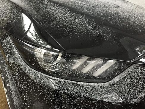2015-2017 و2020 GT500 موستانج S550 المصباح الأمامي العنبر عدسة الزاوية الفينيل التعتيم - أسود لامع in Saudi Arabia