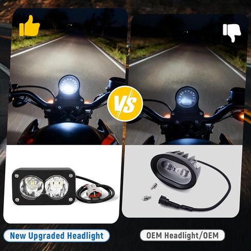 ترقية مجموعة المصابيح الأمامية للدراجات النارية 3 بوصة LED التوصيل اللعب لـ Sur-Ron Segway X260/Talaria Sting R MX4، 20W 6000-6500K شريط إضاءة LED مع حامل محول تسخير - لضوء ebike baja in Kuwait
