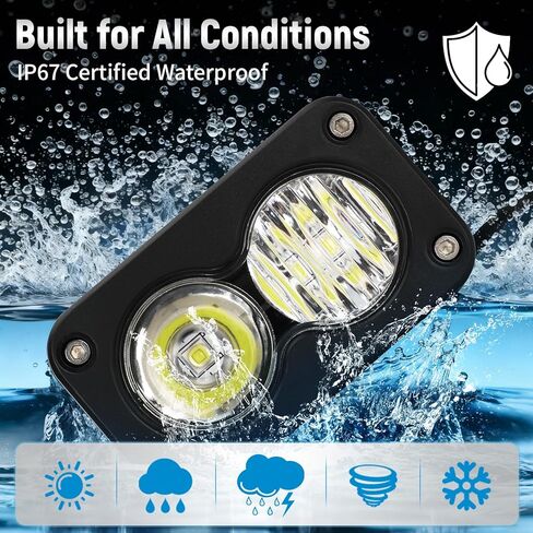 ترقية مجموعة المصابيح الأمامية للدراجات النارية 3 بوصة LED التوصيل اللعب لـ Sur-Ron Segway X260/Talaria Sting R MX4، 20W 6000-6500K شريط إضاءة LED مع حامل محول تسخير - لضوء ebike baja in Kuwait