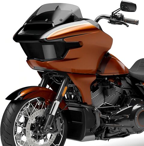 غطاء حماية للمصابيح الأمامية باللون الأسود من TCMT يناسب Harley Road Glide FLTRX 2024-2025 in Saudi Arabia