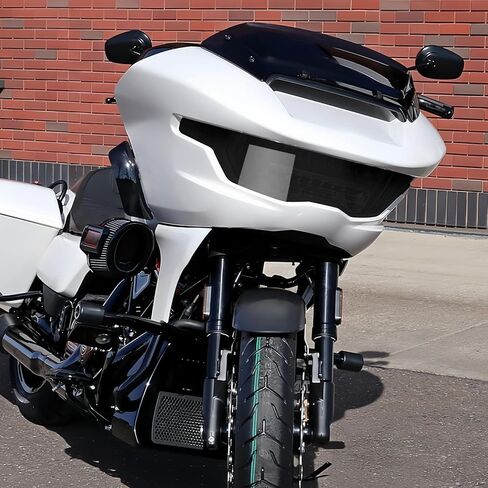 غطاء حماية للمصابيح الأمامية باللون الأسود من TCMT يناسب Harley Road Glide FLTRX 2024-2025 in Saudi Arabia