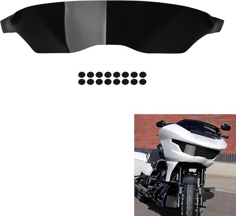 غطاء حماية للمصابيح الأمامية باللون الأسود من TCMT يناسب Harley Road Glide FLTRX 2024-2025 in Saudi Arabia