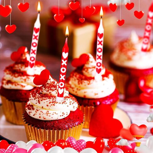 12 Pcs Bloody Handprint Candles Birthday Scary Cake Decorations Have a Killer Birthday Cupcake Topper Blood Splatter Creepy Vampire Zombie Halloween Party Decorations Carnival Supplies in Kuwait