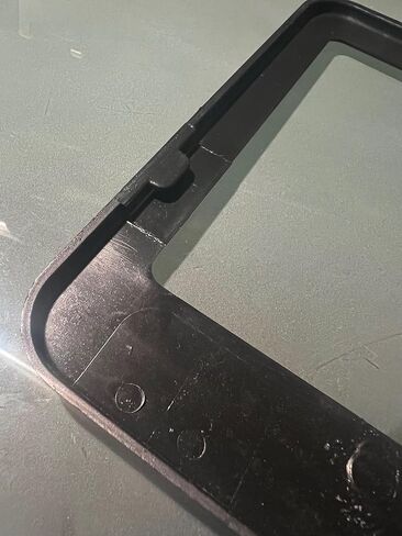 I'd rather be at Funny Cute License Plate Frame Holder Auto Vehicle Car Accessories Black Plastic in Saudi Arabia
