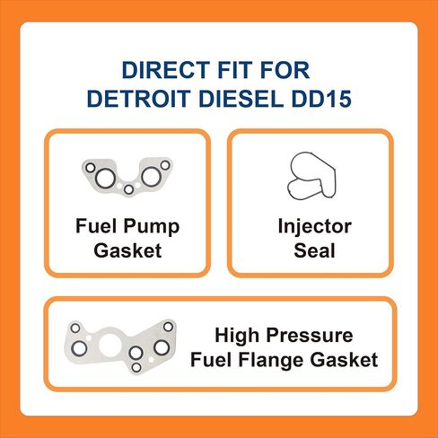 BTS-A4710780280 High Pres. Fuel Flange Gasket Junta de Brida de Combustible de Alta Presión DD15 in Saudi Arabia