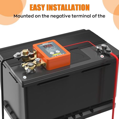 IMAYCC Remote Battery Disconnect Switch 12V, Kill Switch for Car with Led Voltage Display, Car Battery Kill Switch Anti Theft, Battery Cut Off Shut Off Switch for Auto,Vehicle, RV, ATV,Truck, Boat. in Kuwait