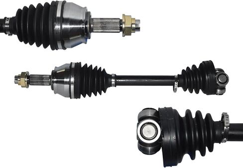 CV Axle Front Pair FWD Compatible With 2012-2017 500 c Pop Pop & 2012-2016 500 Sport From 02/12/2012 Manual Trans, Left Right Driver Passenger Side CV Joint Shaft Assembly in Saudi Arabia