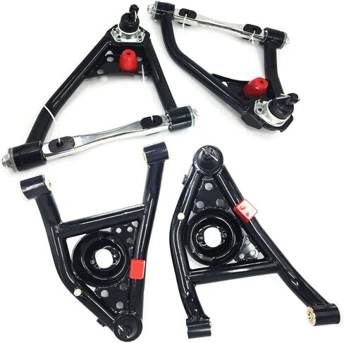 مجموعة أذرع التحكم السفلية العلوية الأنبوبية GM A Body لـ Camaro Firebird 1967-1969 Chevy Nova 1968-1974 Pontiac Ventura 1971-1974 Buick Apollo Oldsmobile Omega 1973-1974 3452643 in Saudi Arabia