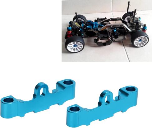 RC Car Lower Suspension Arm Mount, Aluminum Alloy Upgrade Part for 1/10 Scale TT02 Chassis Racing Vehicles in Saudi Arabia