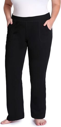 Plus Size Yoga Pants with Pockets, Oversized, Thick Cotton Jersey from butibag in Saudi Arabia