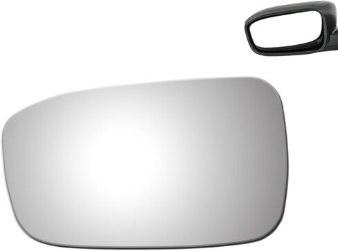 WLLW Mirror Glass fit for HONDA ACCORD 2003 2004 2005 2006 2007 (4dr. Sedan made in USA Only) Passenger Side Only Right Convex Replacement Glass with Adhesive in Saudi Arabia