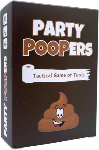 Party Poopers - لعبة بطاقات Poop Emoji - سهلة اللعب - لعبة سخيفة للمراهقين والبالغين - 2-5 لاعبين in Saudi Arabia