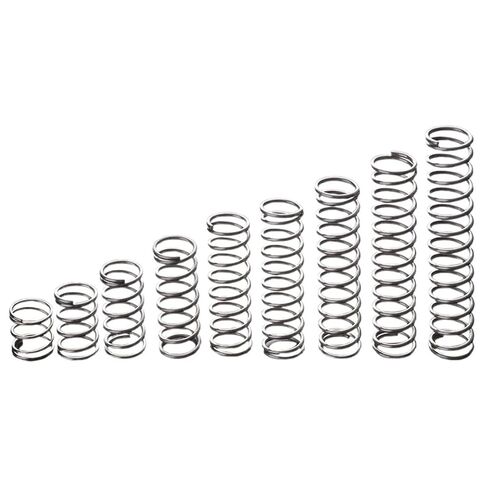 Cgshop-Compressed Spring Stainless Steel Diameter 1.2mm Outer Diameter 8-18mm Y-Shock Return Spring,10pcs， Good Elasticity and More Durable(45mm,17mm) in Saudi Arabia