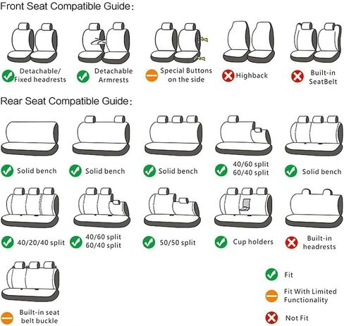 Car Seat Covers for Toyota Corolla 2019 2020 2021 2022 2023 2024,Seat Cover Front and Rear Seat Protectors Front Back Full Surround Protectors Cushion Interior Accessories,B in Saudi Arabia
