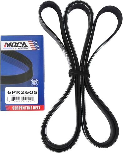 طقم حزام محرك MOCA AUTOPARTS متوافق مع Ford Expedition V8 5.4L (2009-2014)، Explorer 4.6L (2006-2010)، Sport Trac (2007-2010)، شاحنة F150 (2005-2010)، Mercury Mountaineer (2009-2010) in Saudi Arabia
