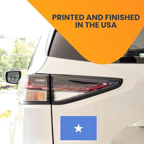 Magnet Me Up Somalia Somalian Flag Car Magnet Decal, 4x6 Inches, Heavy Duty Automotive Magnet for Car, Truck SUV in Saudi Arabia