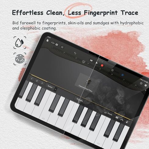 bersem [2 Pack Paperfeel Screen Protector Compatible with iPad 6th Generation 9.7 inch, iPad 9.7 Matte PET Film for Drawing, Anti-Glare and Paperfeel iPad Pro 9.7 Inch/iPad Air 2 / iPad Air in Kuwait