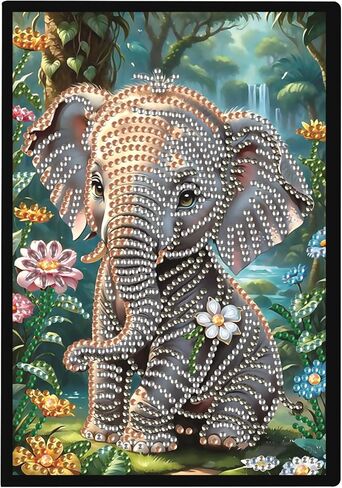 DIY Diamond Painting Notebook Kit, Theme of Animals, Special Shaped Diamond Art Notebook Journal Sketchbook for Writing & Drawing in Saudi Arabia