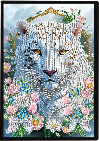 DIY Diamond Painting Notebook Kit, Theme of Animals, Special Shaped Diamond Art Notebook Journal Sketchbook for Writing & Drawing in Saudi Arabia