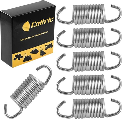 Caltric 0123321 0123-321 Exhaust Extension Spring Compatible with Arctic Cat Pantera 580 EFI 1998-2001/800 1998 / Jag 340 440 Deluxe 1998 1999 / Panther 340 440 550 1997-2001 / Qty 6 in Saudi Arabia