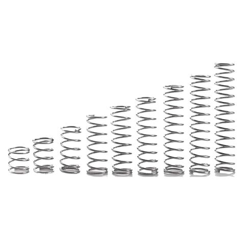 Cgshop-Compressed Spring Wire Diameter: 1.5mm Outer Diameter 9mm to 16mm Length 10mm to 50mm Stainless Steel Miniature Compression Spring, 10pcs Good Elasticity and More Durable(15mm(10pcs),10mm) in Saudi Arabia