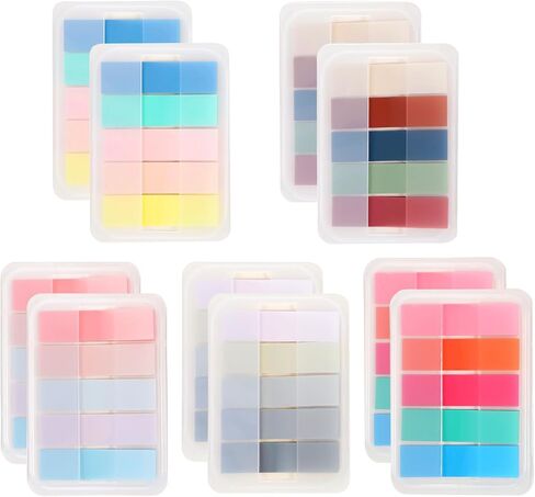1000 Pcs Sticky Index Tabs, Books Tabs for Annotating, Notes Page Marker Repositionable File Tab Flags Labels Self Adhesive Divider Sticker Multi-Colored Writeable for Books Binder Notebook and Folder in Saudi Arabia