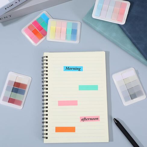 1000 Pcs Sticky Index Tabs, Books Tabs for Annotating, Notes Page Marker Repositionable File Tab Flags Labels Self Adhesive Divider Sticker Multi-Colored Writeable for Books Binder Notebook and Folder in Saudi Arabia